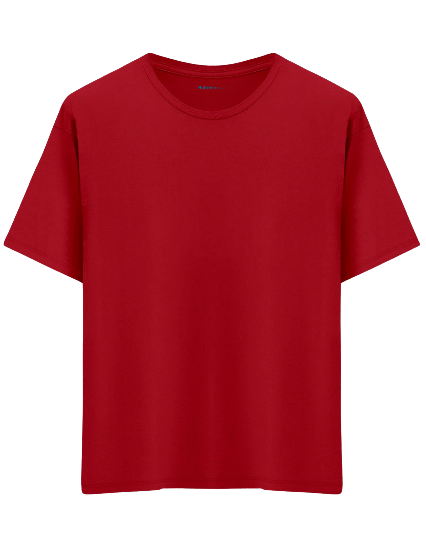Classic Baskısız Bisiklet Yaka Oversize T-shirt