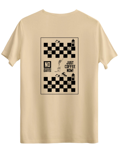 Just Coffee Baskılı Bisiklet Yaka Regular T-shirt