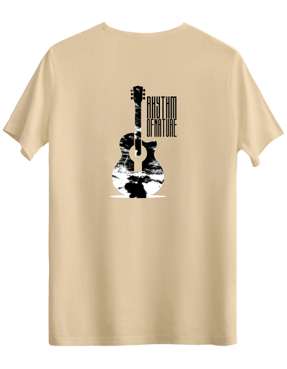 Rhythm Of Nature Baskılı Bisiklet Yaka Regular T-shirt