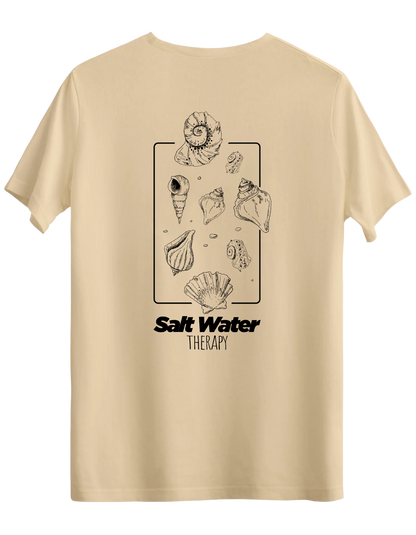 Salt Water Baskılı Bisiklet Yaka Regular T-shirt