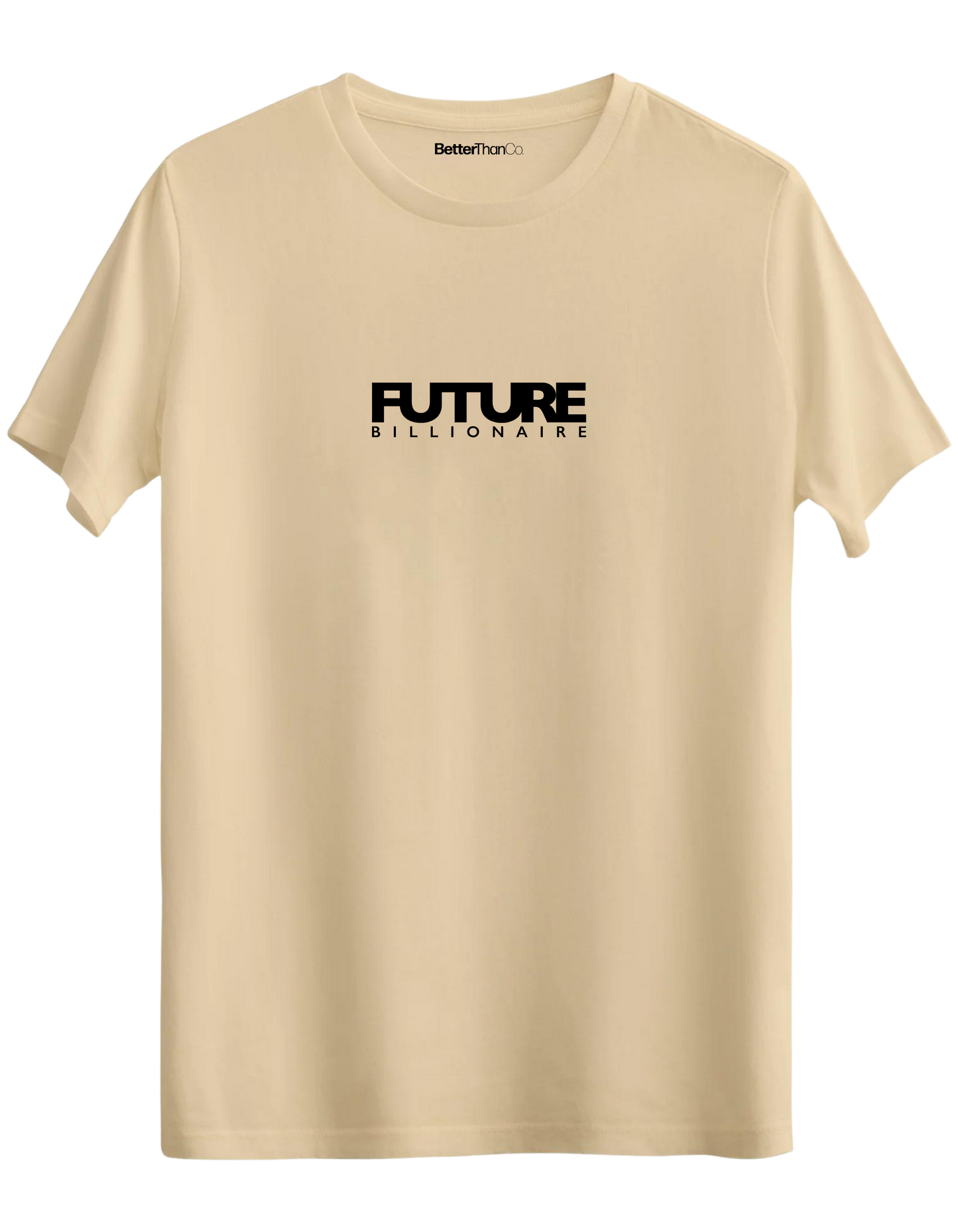 Future Billionaire Baskılı Bisiklet Yaka Regular T-shirt