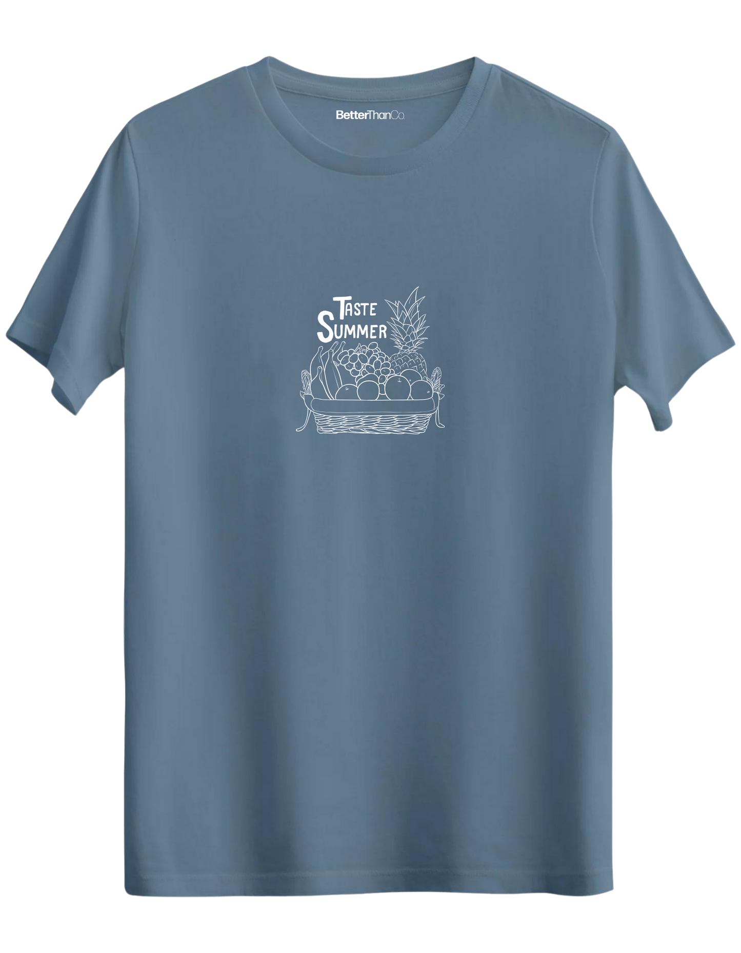 Taste Summer Baskılı Bisiklet Yaka Regular T-shirt