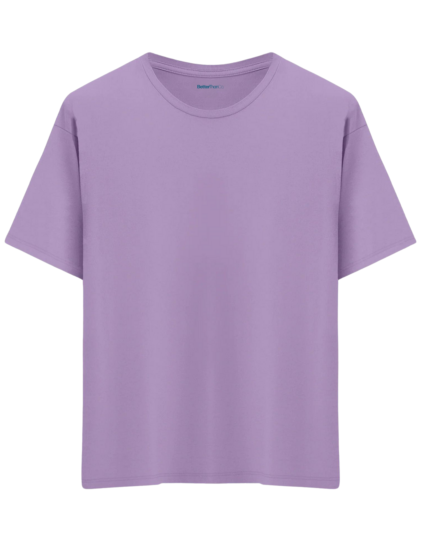 Classic Baskısız Bisiklet Yaka Oversize T-shirt