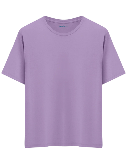 Classic Baskısız Bisiklet Yaka Oversize T-shirt