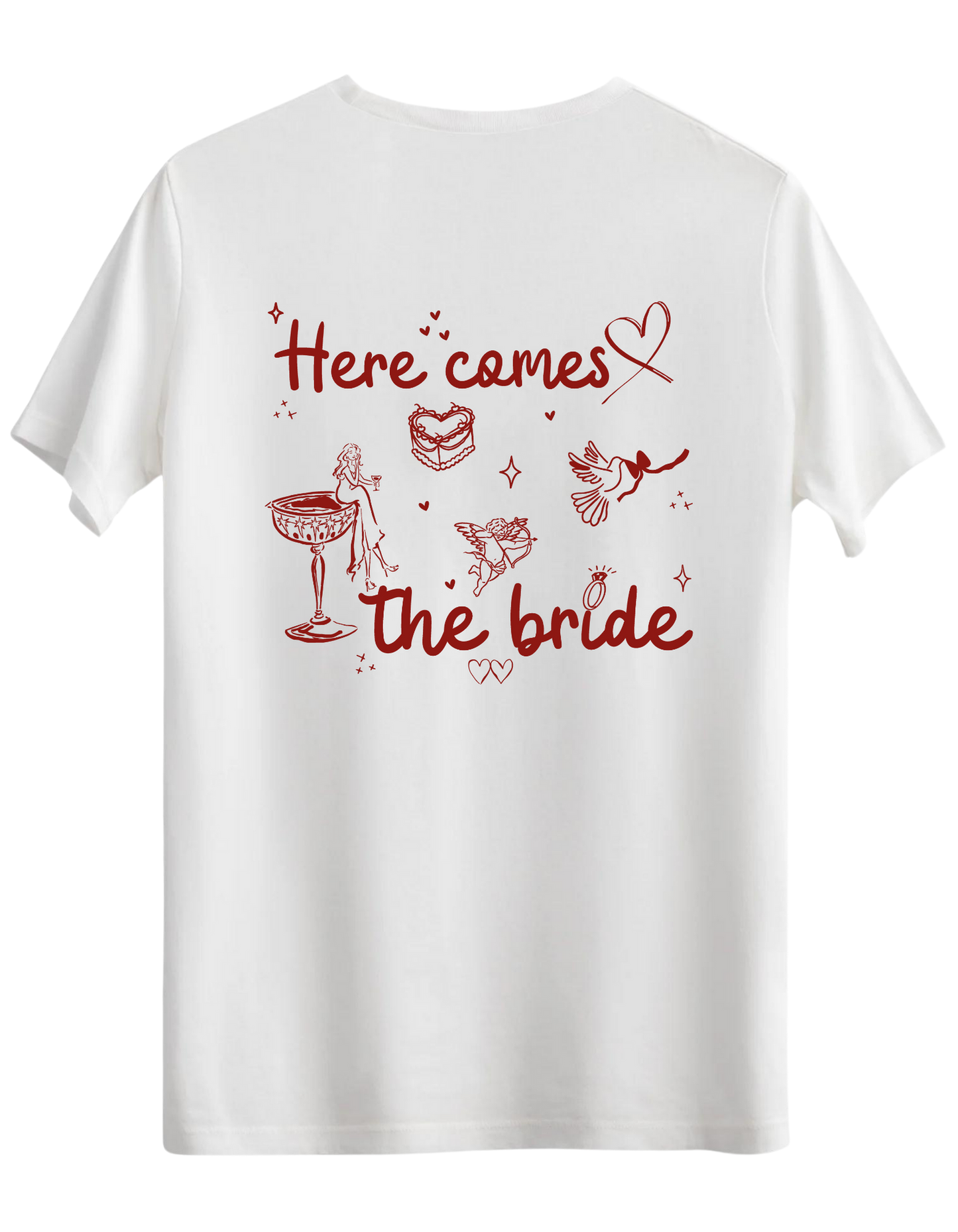 The Bride Baskılı Bisiklet Yaka Regular T-shirt