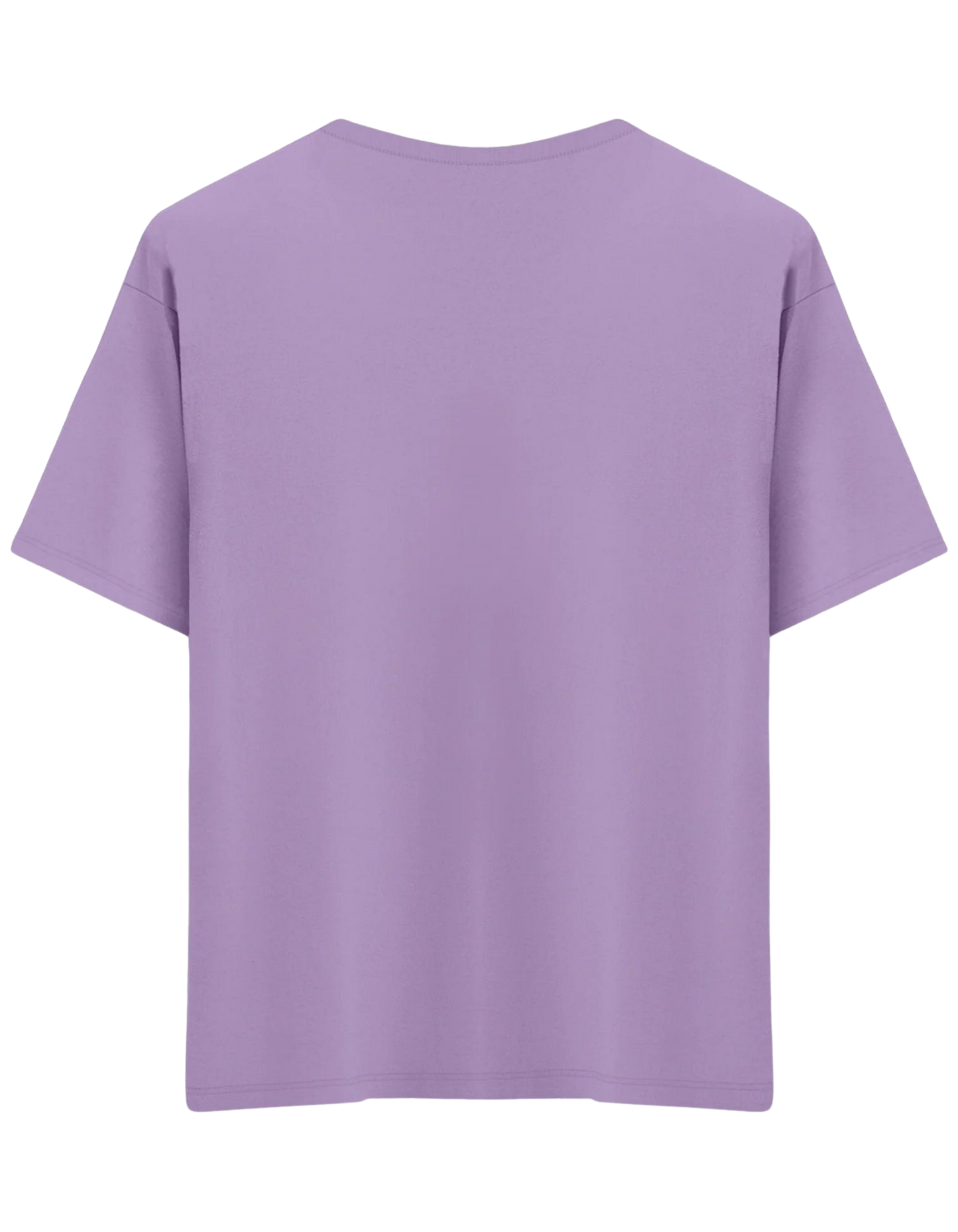 Classic Baskısız Bisiklet Yaka Oversize T-shirt