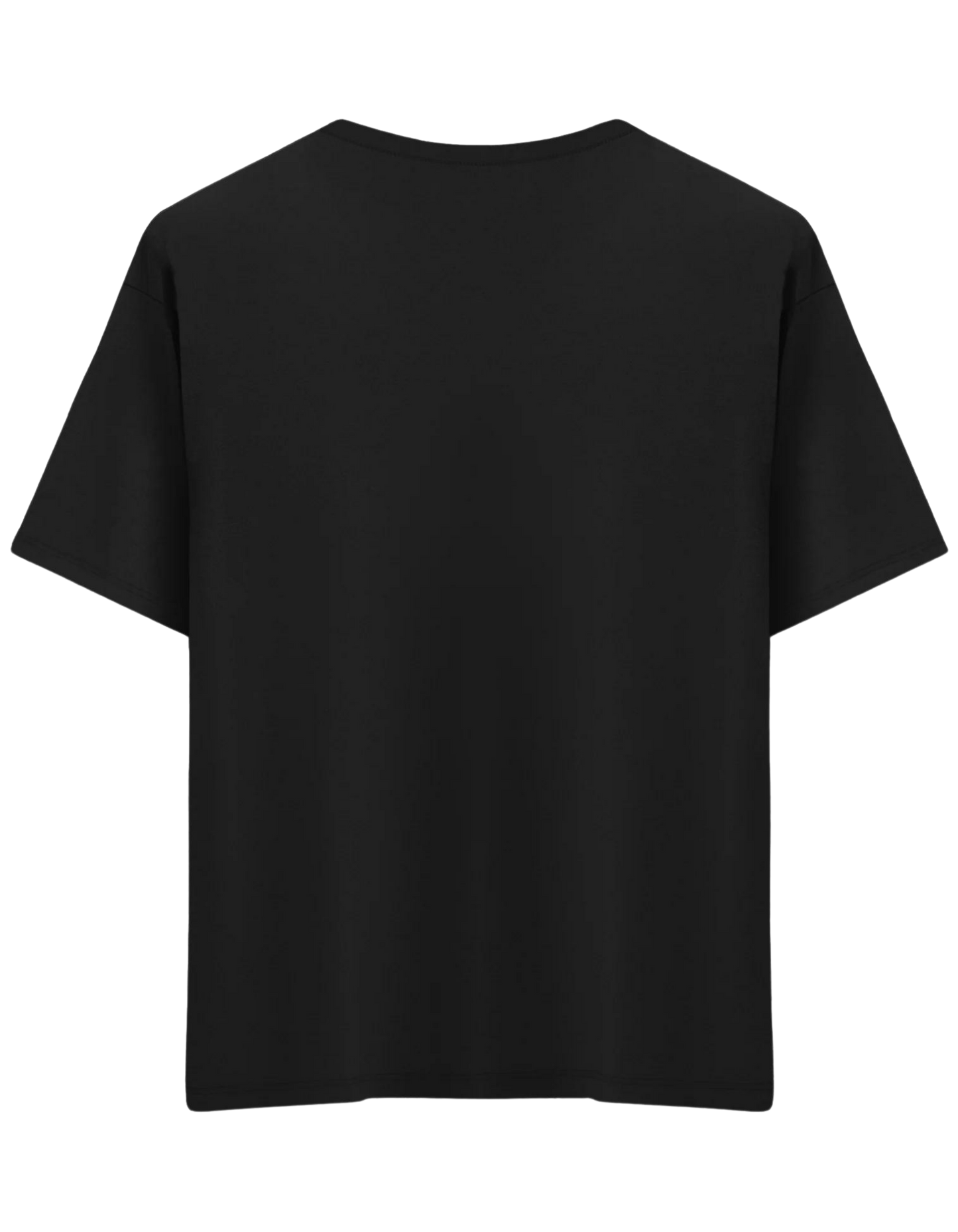 Classic Baskısız Bisiklet Yaka Oversize T-shirt