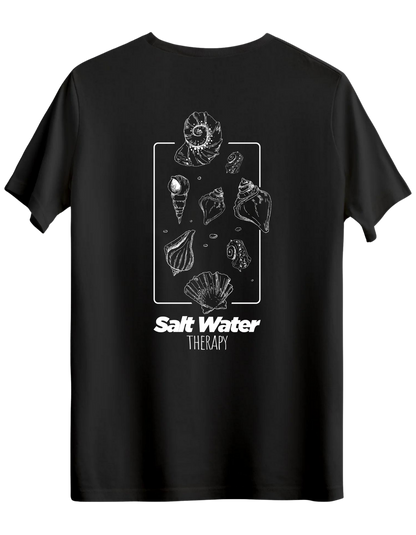 Salt Water Baskılı Bisiklet Yaka Regular T-shirt