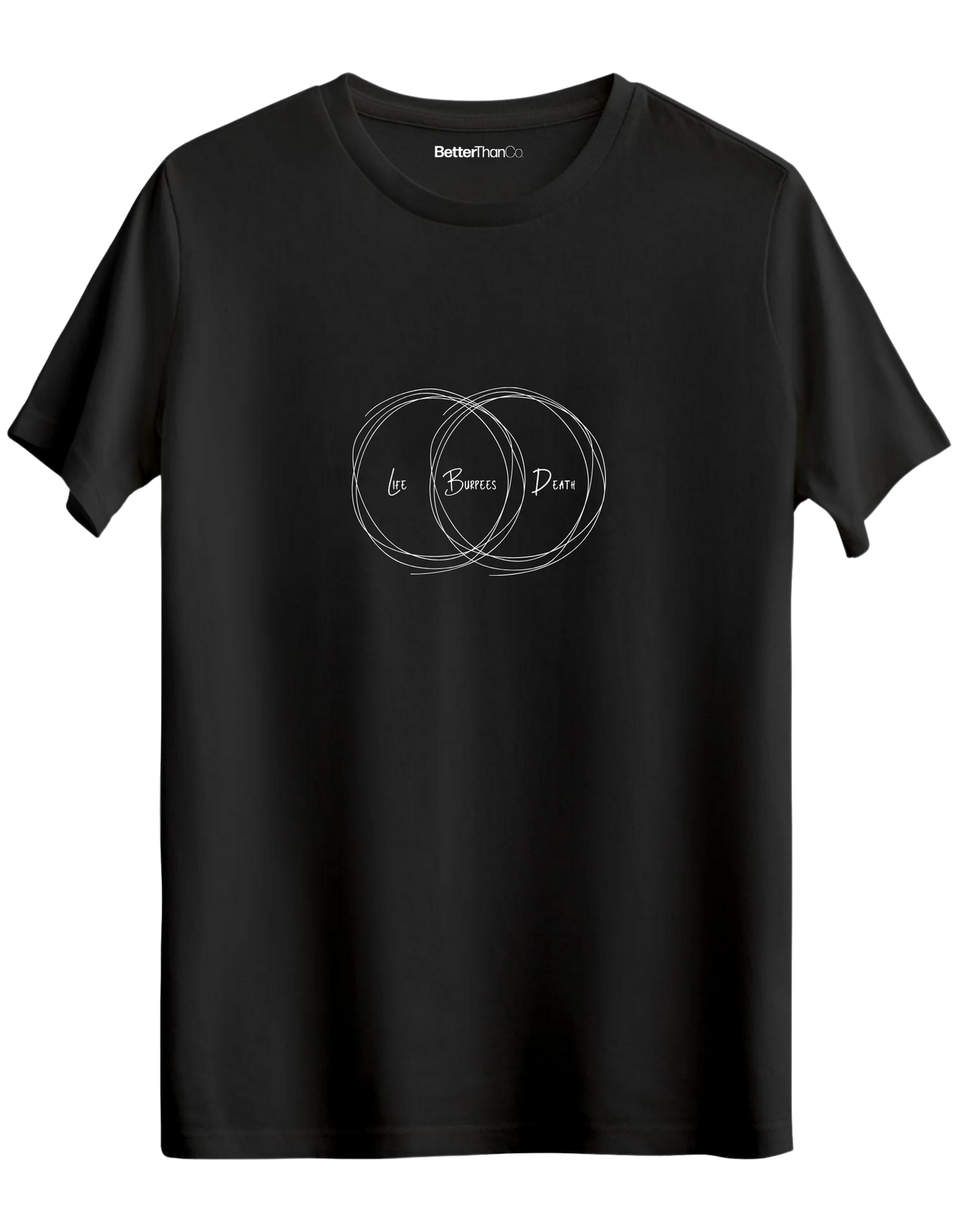 Burpees Baskılı Bisiklet Yaka Regular T-shirt