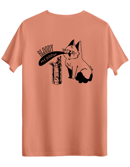Bloody Meow Baskılı Bisiklet Yaka Regular T-shirt