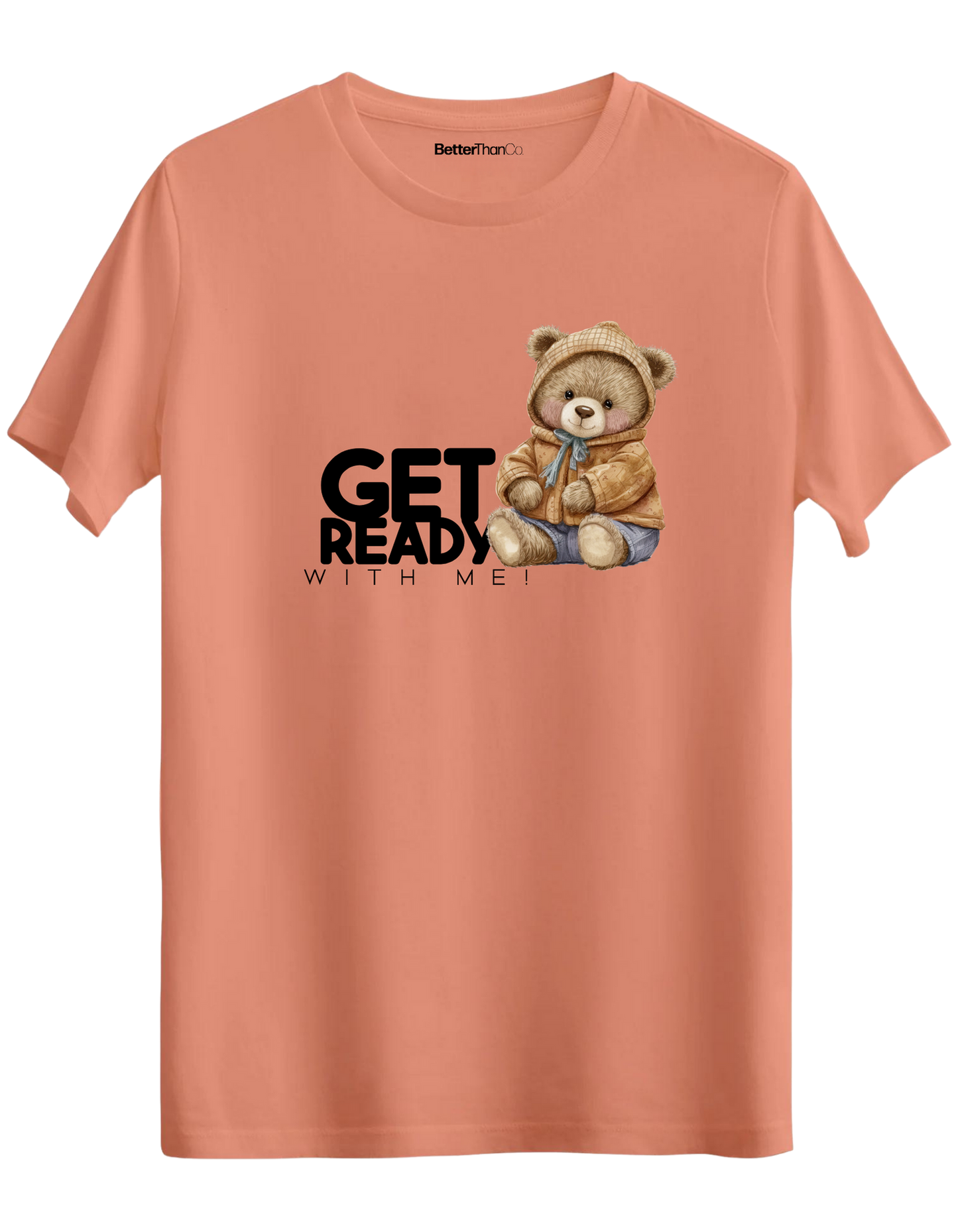 Get Ready Baskılı Bisiklet Yaka Regular T-shirt