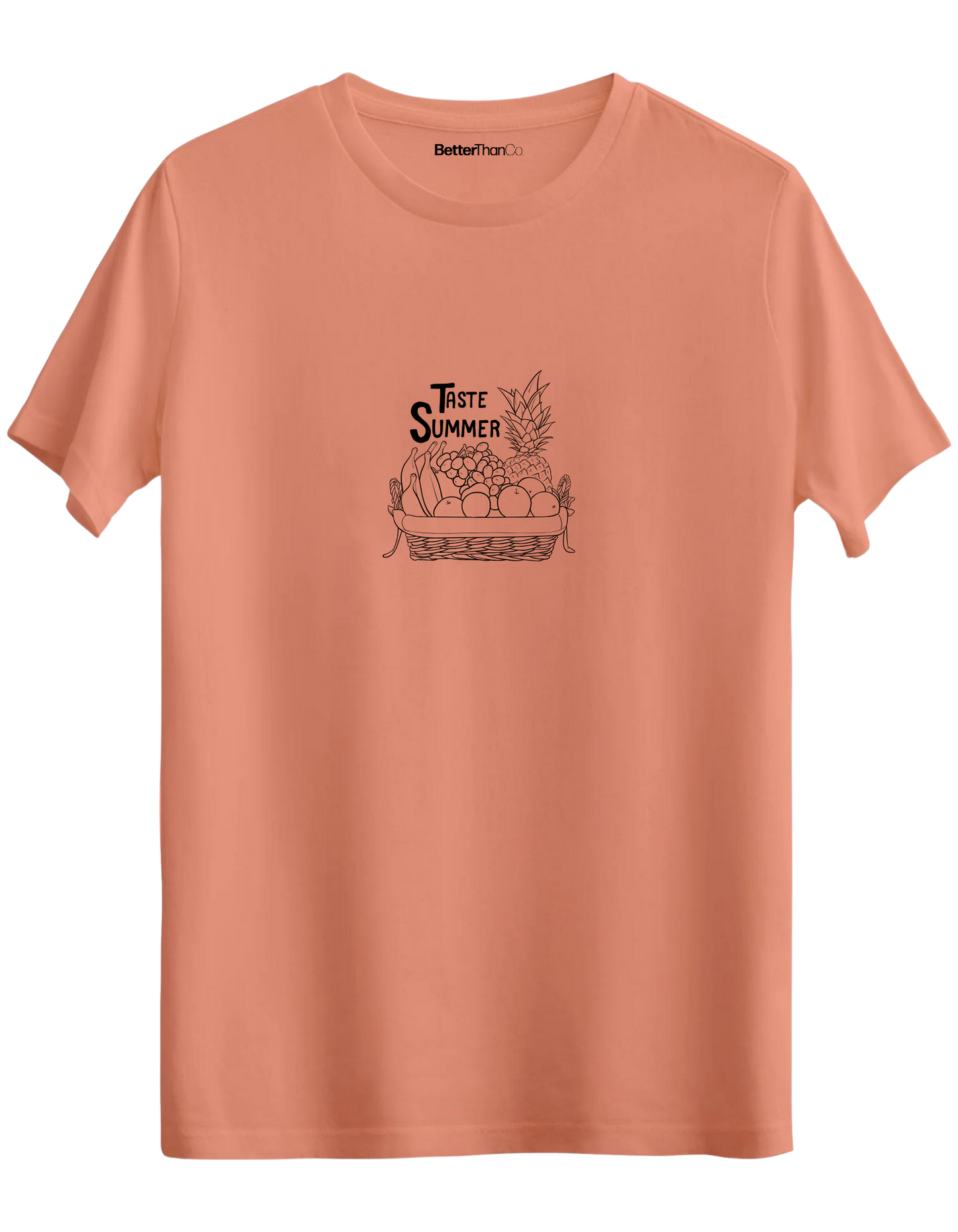 Taste Summer Baskılı Bisiklet Yaka Regular T-shirt