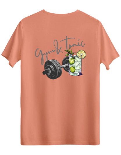 Gym Tonic Baskılı Bisiklet Yaka Regular T-shirt