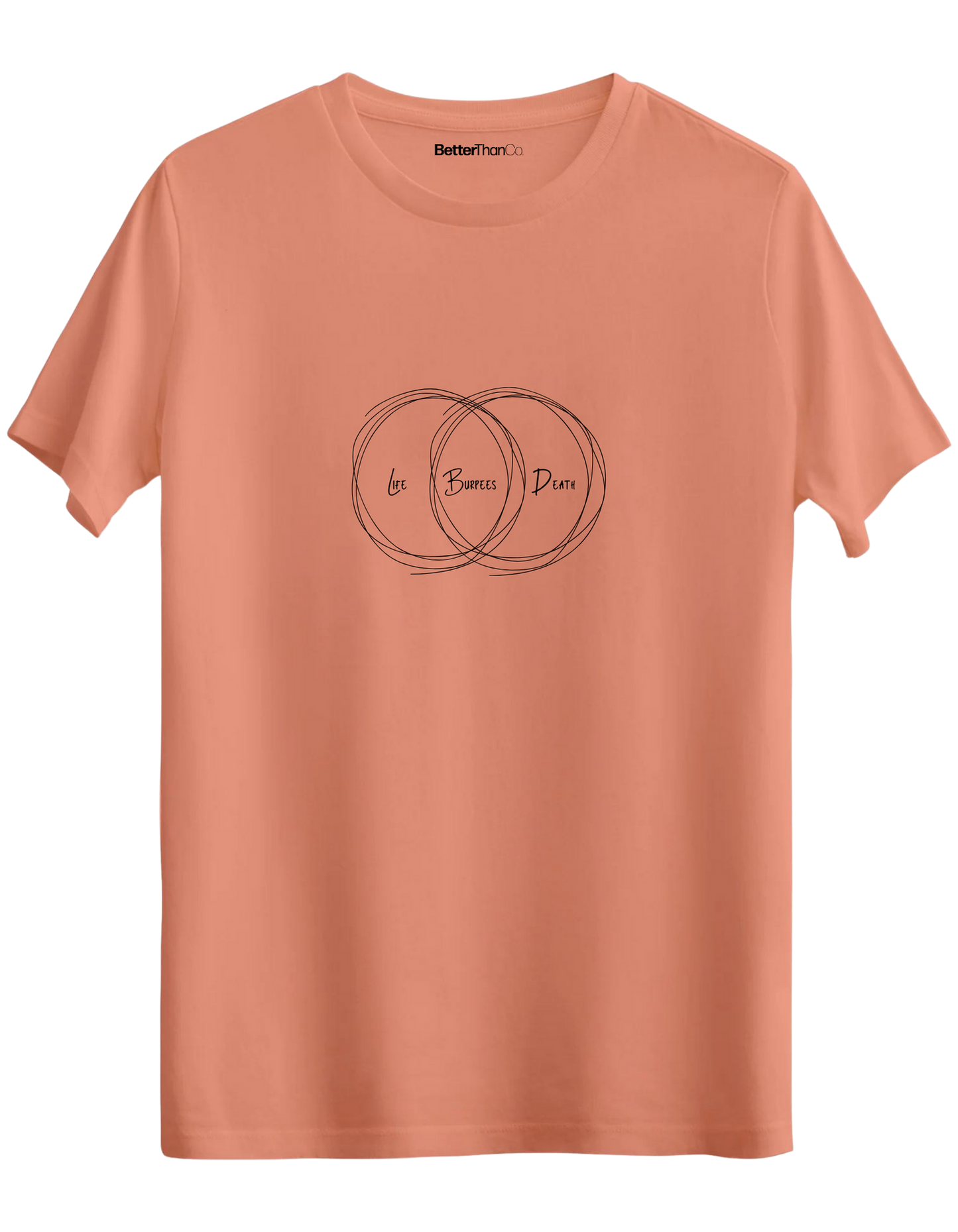 Burpees Baskılı Bisiklet Yaka Regular T-shirt