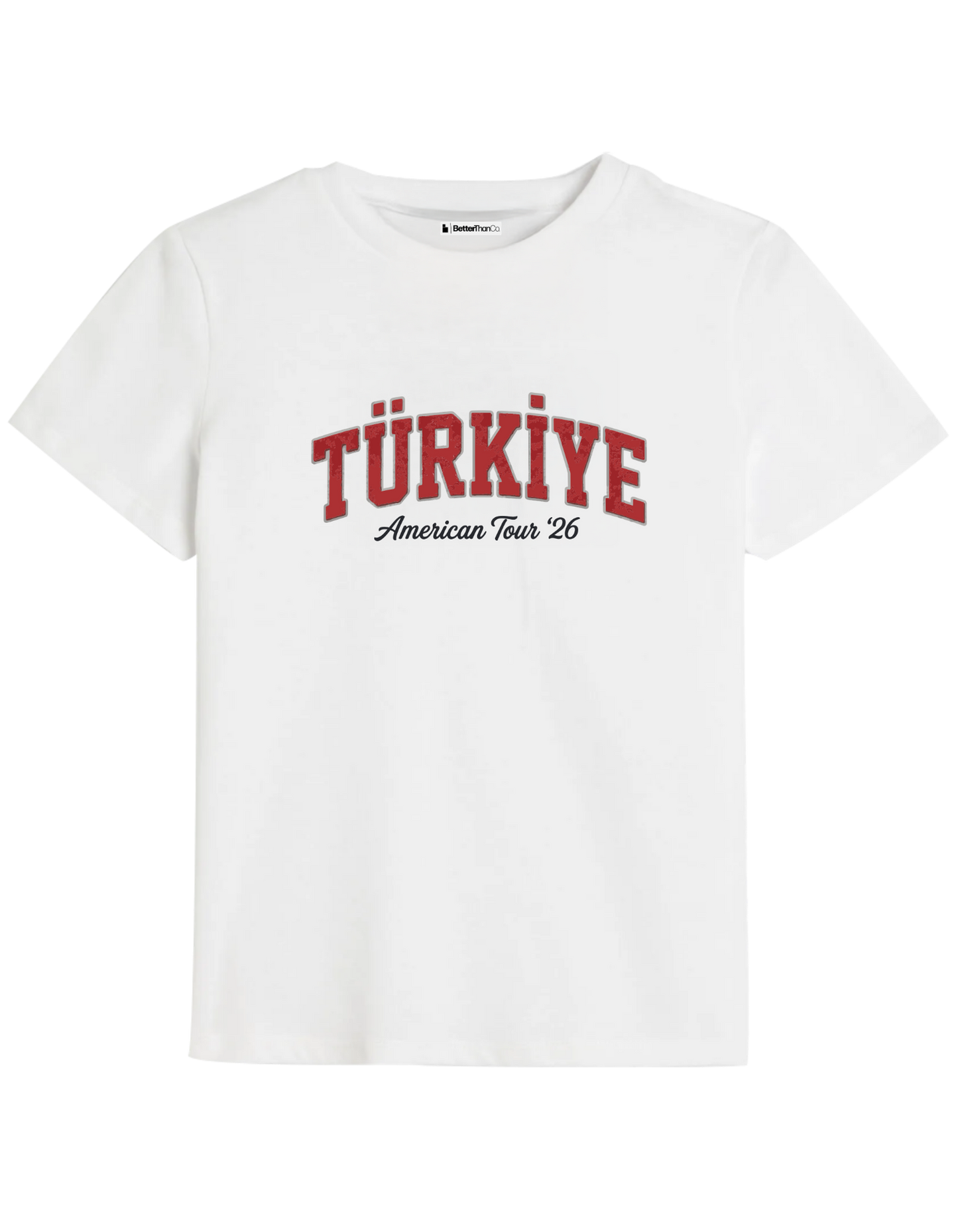 Türkiye Baskılı Bisiklet Yaka Çocuk t-shirt