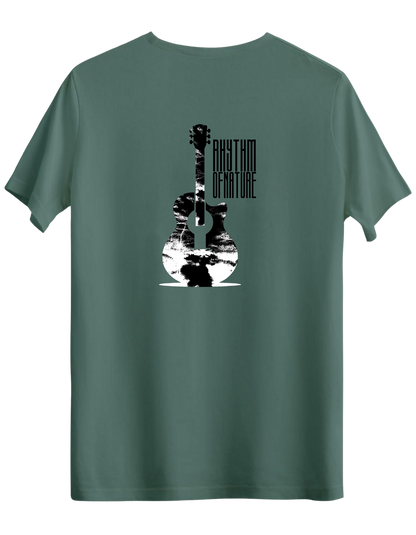 Rhythm Of Nature Baskılı Bisiklet Yaka Regular T-shirt