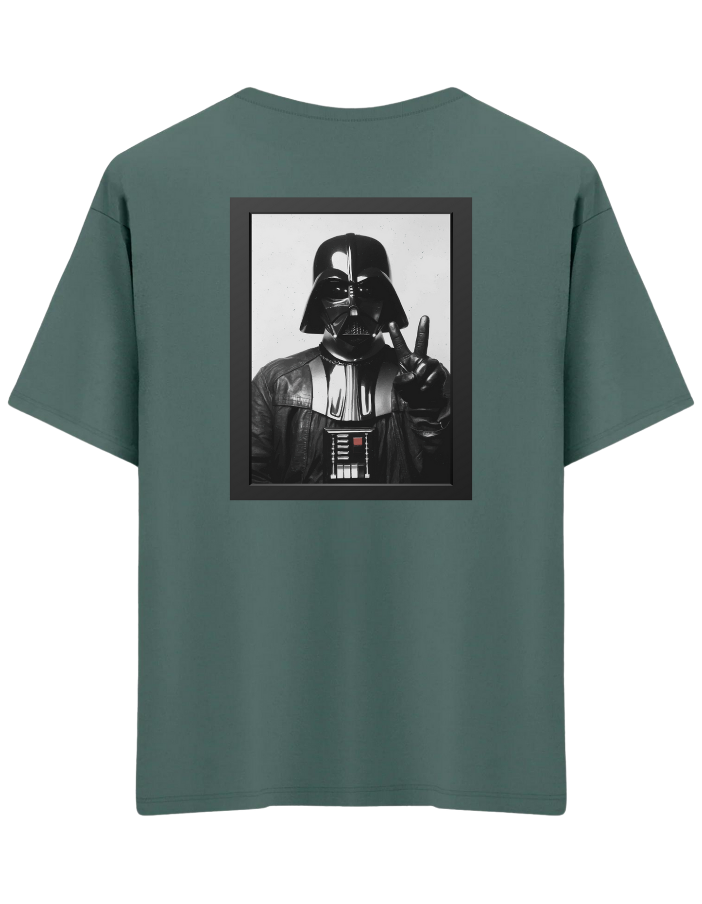 Master Of Peace Baskılı Bisiklet Yaka Oversize T-shirt