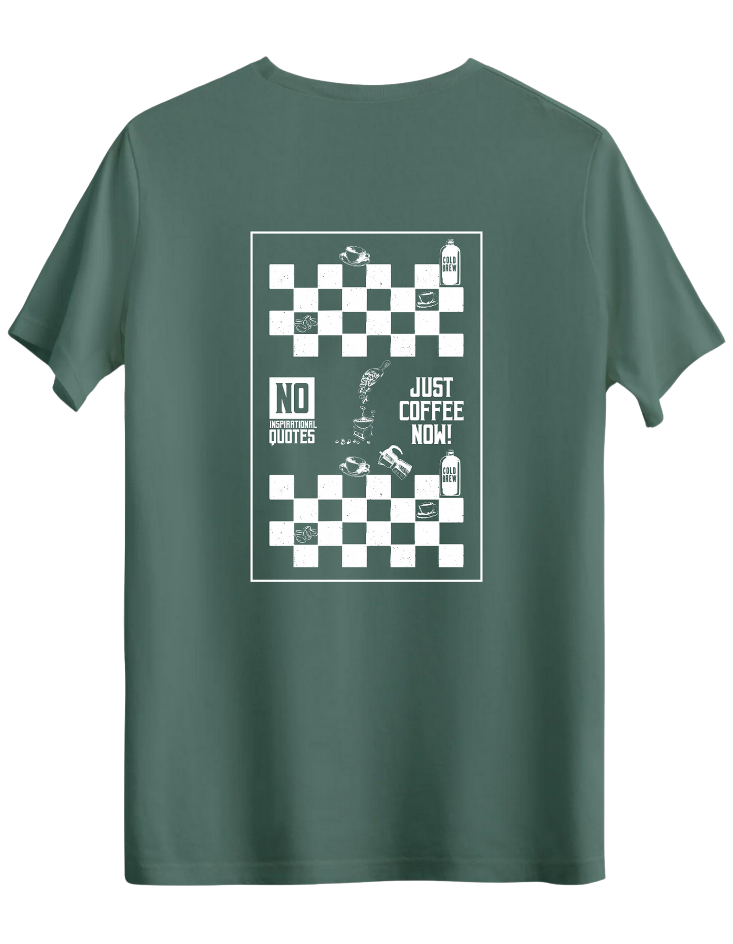 Just Coffee Baskılı Bisiklet Yaka Regular T-shirt