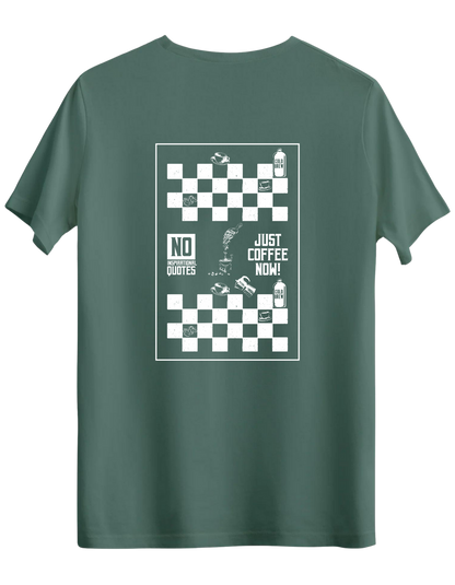 Just Coffee Baskılı Bisiklet Yaka Regular T-shirt