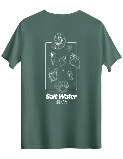Salt Water Baskılı Bisiklet Yaka Regular T-shirt