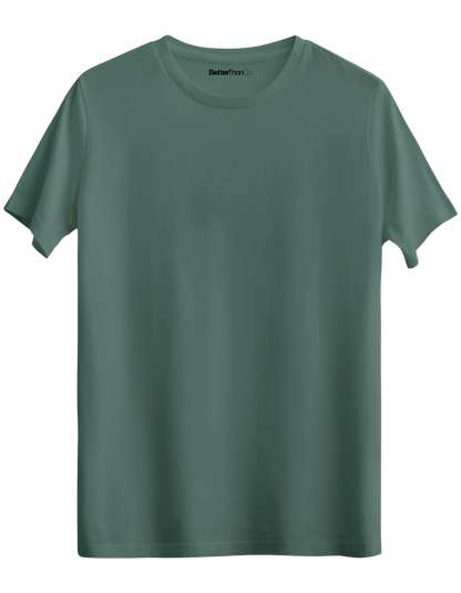 Classic Baskısız Bisiklet Yaka Regular T-shirt