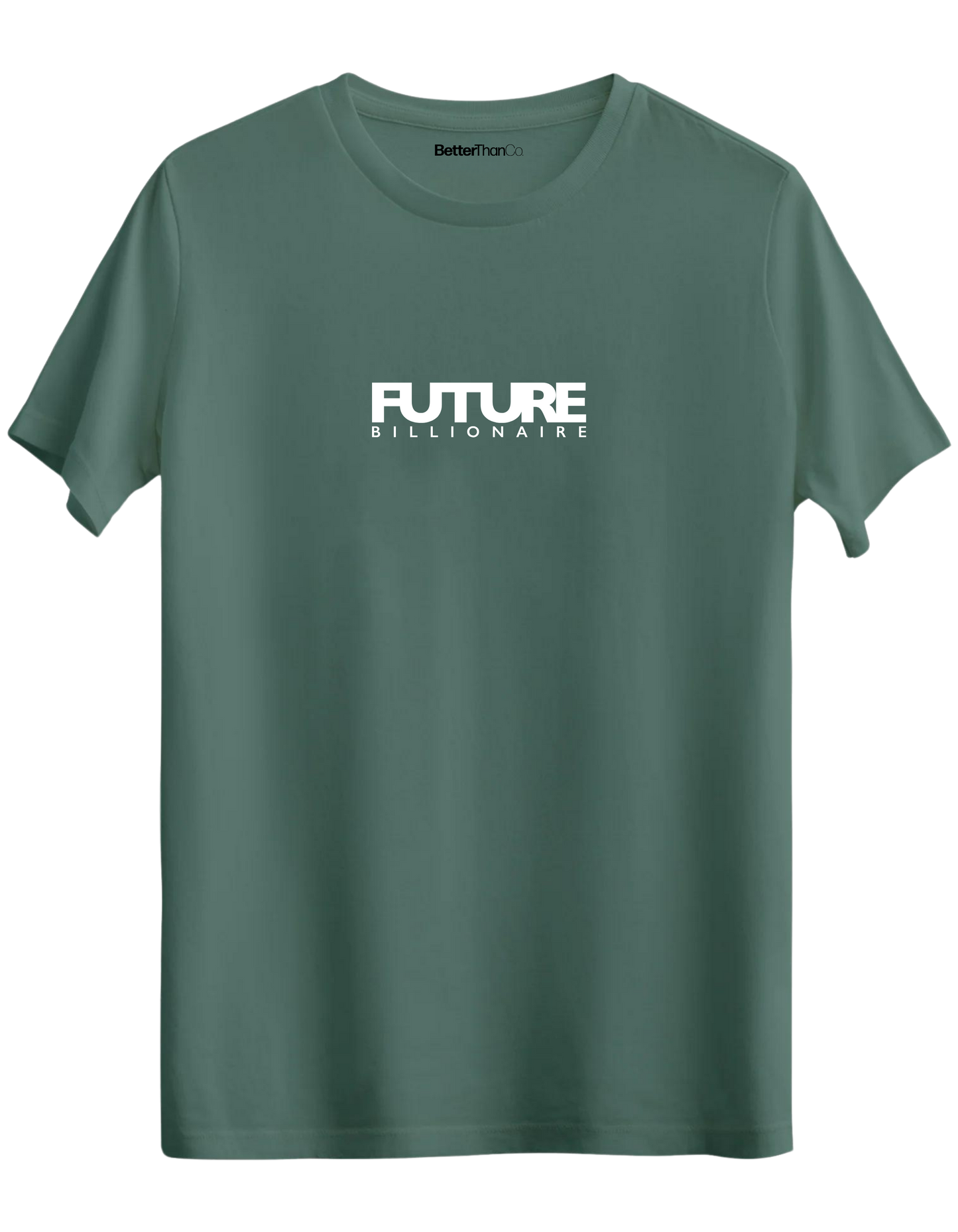 Future Billionaire Baskılı Bisiklet Yaka Regular T-shirt